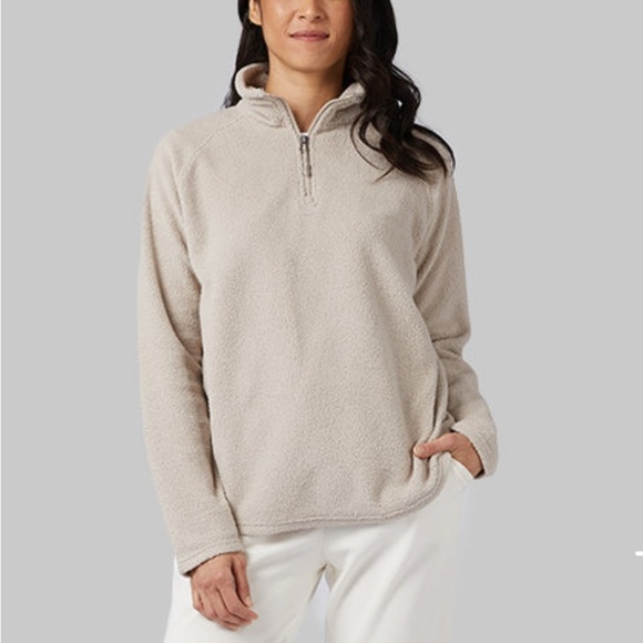 32 Degrees Jackets & Blazers - NWT Super Soft Sherpa Qzip - Large